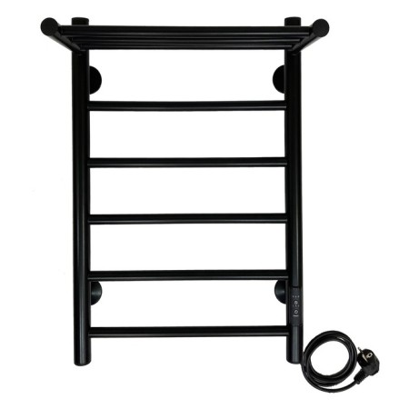 The electric heated towel "Sanprise" Aurora P6, 400x600 mm, right, black