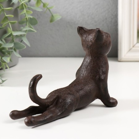 Сувенир чугун "Кот - Приветствие солнца" 16х6,5х10 см-1