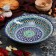 Suditsa Rishtan ceramics "Patterns", 27 cm, blue