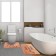 A set of bathroom rugs Ethel "Home" 2 pcs, 80x50 cm, 50x40 cm, velor