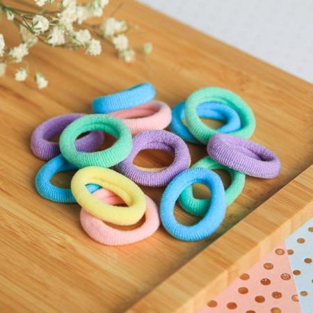 Hair elastic bands, Set "Mahrushka", unicorn 100 pcs.-2