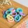 Hair elastic bands, Set "Mahrushka", unicorn 100 pcs.
