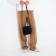 Bag Cross-Bodi with a zipper, black color
