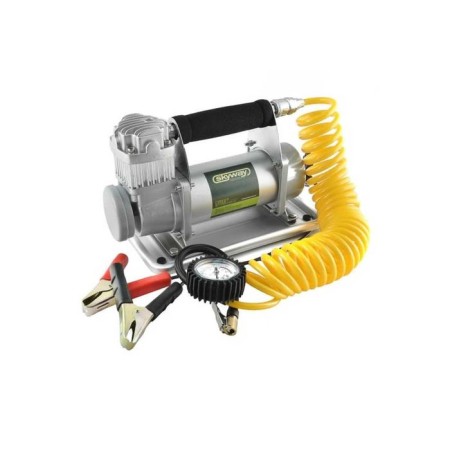 Car compressor, metal, 60 l/min with crocodiles Skyway, (3 nozzles) bag, 20 atm s02001012