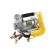 Car compressor, metal, 60 l/min with crocodiles Skyway, (3 nozzles) bag, 20 atm s02001012