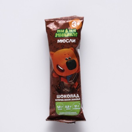 Baton Musly cereal mi-mi-Mi-Mishka Chocolate, 24 g