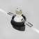 Introduced lamp Technical DL044-01-GU10-B, GU10, 1x12 W, 68x68x70 mm, black with gold