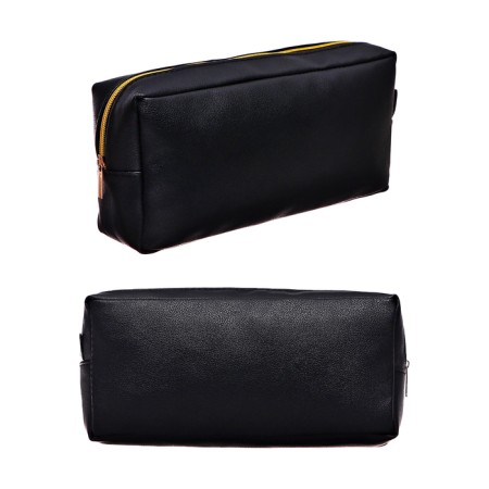 Penal soft, 1 department, 90 x 200 x 50 cm, voluminous, artificial leather, calligrata "black and gold"-1