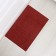 Rug giving moisture -drinking share, without edging, 38 × 58 cm, red color red