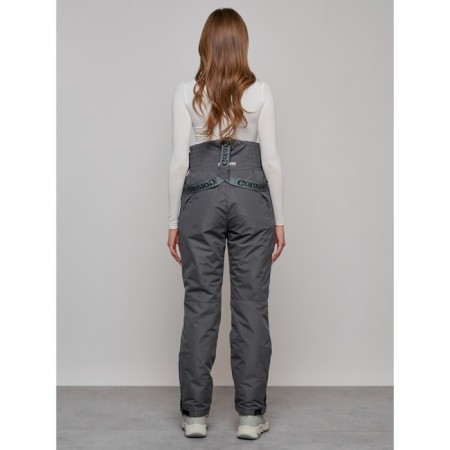 Semicunners of women's winter, size 44, dark gray color-7