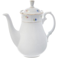 Natalie coffee pot, decor “Small flowers, gold laying”, 1.35 liters