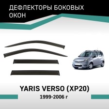 Defly window deflectors for Toyota Yaris Verso (XP20), 1999-2006