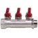 Universal collector Aqualink, 3/4 "X3/4" x16 mm, internal/outer, 4 outputs, Euroconus