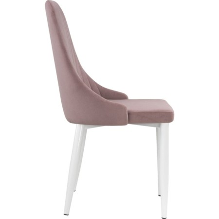 CHART STARAL CARA Kora Metal/Velur, White/Light violet 47x57x89 cm-2