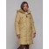 Coat insulated winter female, size 52, mustard color
