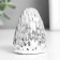 Souvenir Ceramics "Hedgehog" silver 5x4.5x6.7 cm