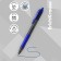 Automatic gel handle Erich Krause Smart-Gel, node 0.5 mm, blue ink, letter line length 500 meters