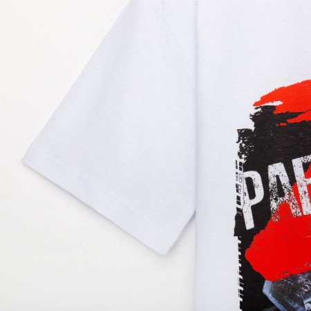 T -shirt "Work brothers", with symbols Z, size 56, white color-3