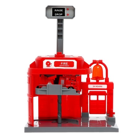 Parking "Firefight", with a rise, the machine drops off the button, the bell calls, mix-4