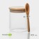 Glass Bank for bulk products with a bamboo cover and a spoon "Eco", 400 ml, 10.5 × 8.5 cm