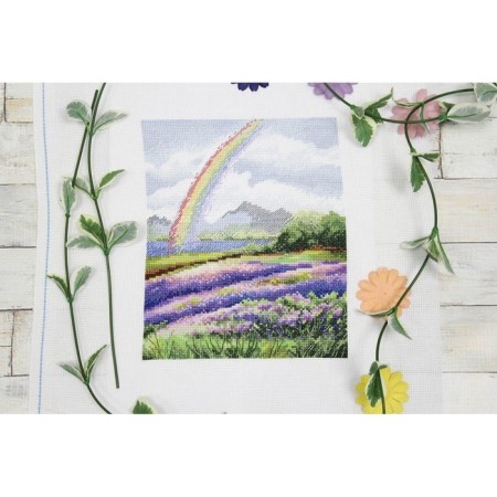 Set for embroidery "after rain" 20 × 16 cm-1