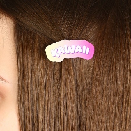 Заколки для волос «Kawaii», аниме, 3,7 х 1,4 х 1 см-3