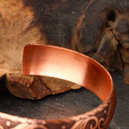 Middle Bracelet "Lace", copper-5