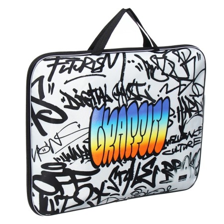 Folder A3 with handles Textile 20 mm 470*350 mm Calligrata Univ "Graffiti"-2