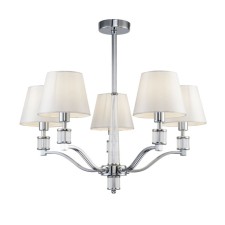 Caustra Freya FR5020PL-05CH Clarissa, 610x610x530 mm, E14, 5x40W, chromium color