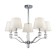 Caustra Freya FR5020PL-05CH Clarissa, 610x610x530 mm, E14, 5x40W, chromium color
