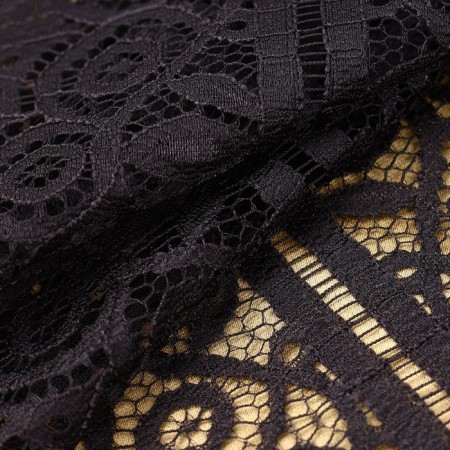 Lace cilia, 165 mm × 3 ± 0.5 m, black color-1