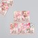 Cardboard "Flowers for you" set 10 pcs (5 types) 4x6 cm