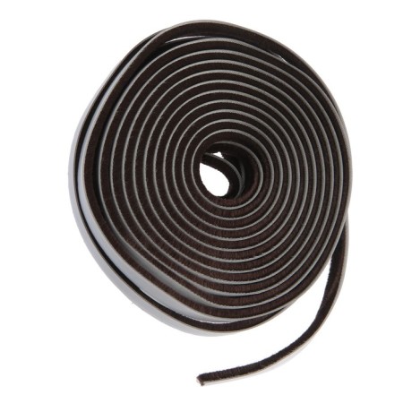 Sealing brush self -adhesive tundra, 9x5 mm, brown, 10 m.