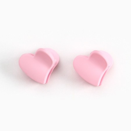 Hairpins, elastic bands, hair crab "tender", pale pink tones-7