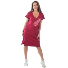 Women's dress, size 46, burgundy color