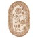 Eco Ovalnaya carpet 80x150cm, 7921/01, jute pp100%