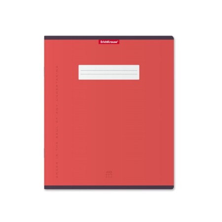 Notebook of 48 sheets in the Erichkrause Unicolor cage, cover coated cardboard, offset block, mix-4