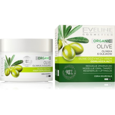 Eveline Organic face cream, anti-aging, intense-native, day/night, 50 ml