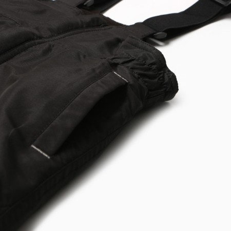 Semi -combines insulated for boys, black color, height 134 cm-2