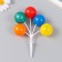 Decor for creativity plastic "Bound of balloons - bright" 5 pcs 13.5 cm