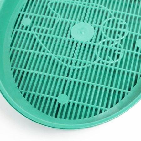 Toilet with a mesh "Kisa", 37 x 27 x 4 cm, green-4