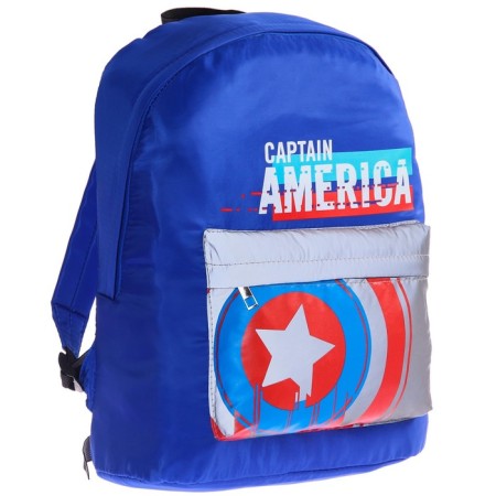 A backpack with a reflective pocket, 30 cm x 15 cm x 40 cm "Heroes", Avengers-4