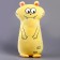 Soft toy-podushka "cat tooth", 50 cm, yellow color