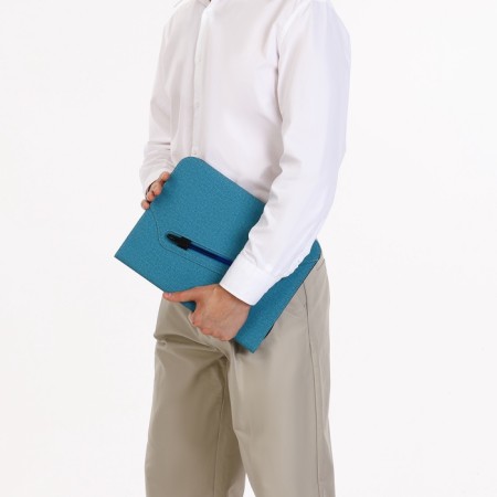 Folder for documents, A4, turquoise color-4