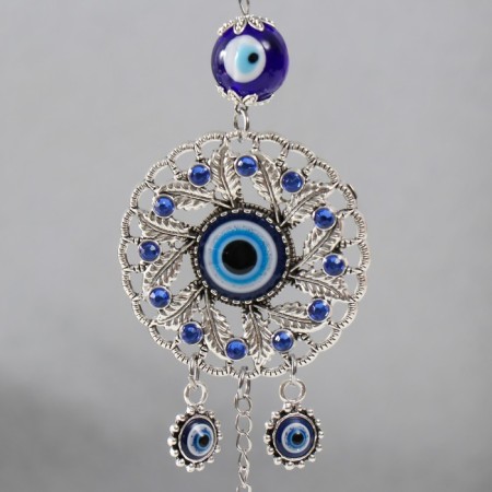 Suspension from the evil eye "Eye and leaves" 28.5x5.7x1.8 cm-1