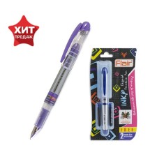 Fright pen Flair Inky + 2 pieces of spare cartridges, mix, in a blister
