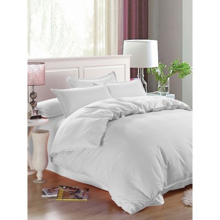 Amore Mio sheet, size 180x210 cm, white color-2