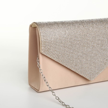 Female bag on a magnet, beige color-3