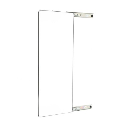 Sleep mirror in a wardrobe on rails, 90 x 35cm, black-3