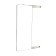 Sleep mirror in a wardrobe on rails, 90 x 35cm, black